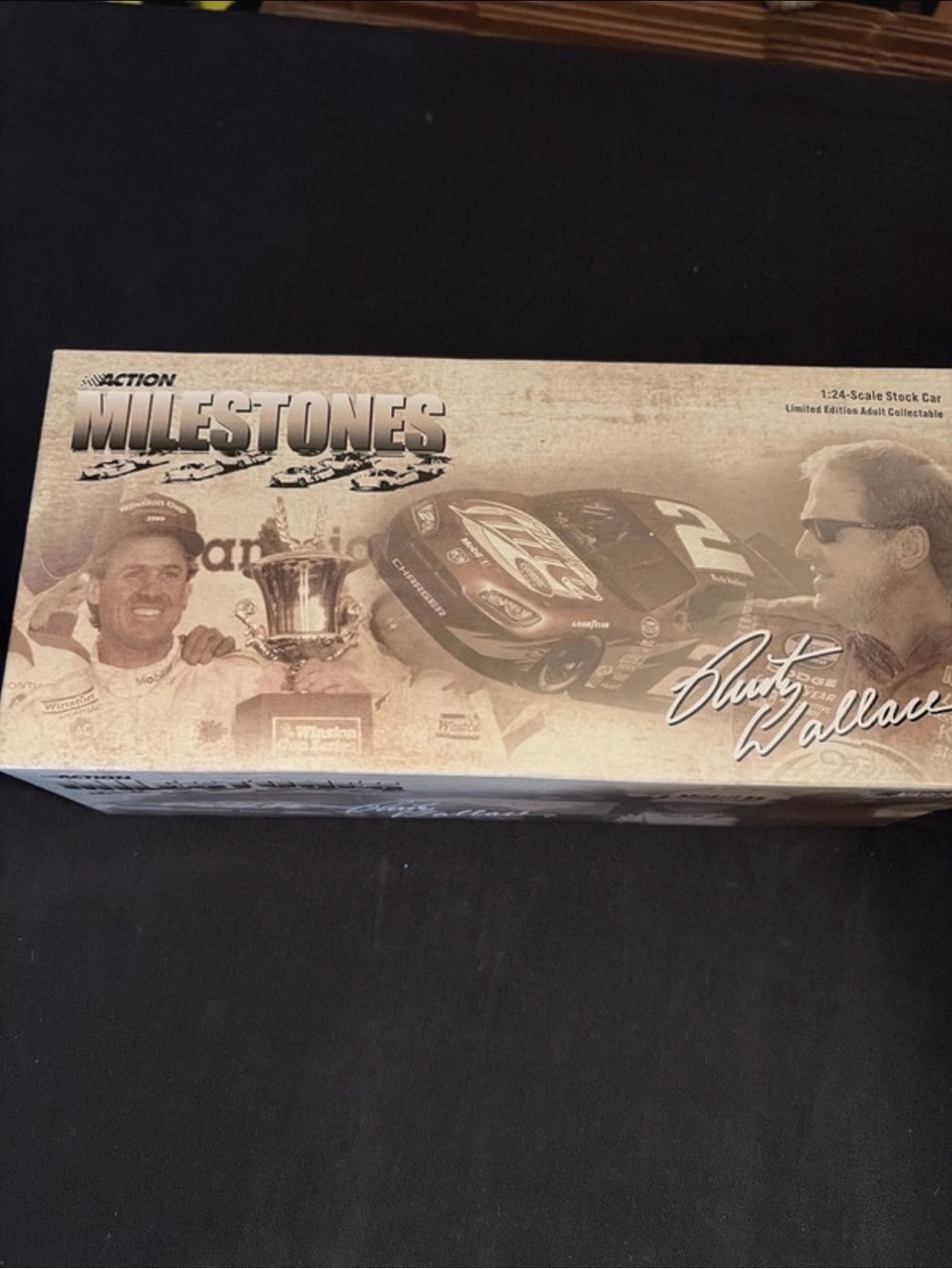 1:24-Scale Stock Car Collectible - Black